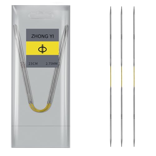 Aiguilles tricot circulaires 2.75 mm Soosui durables et lisses pour des finitions impeccables