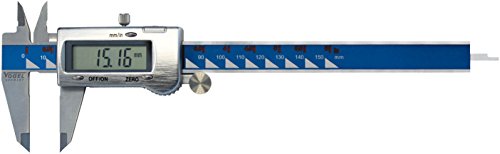 Vogel elektrischer Digital Messschieber (Messbereich 150 mm / 6 Inch, große LCD-Anzeige,...