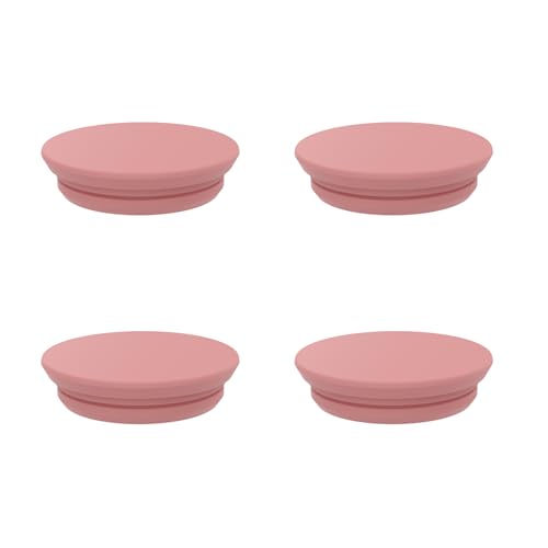 Image of 4pcs Red Storage Bottle Lip Compatible with Momcozy M9 Wearable Breast Pump, Food-Grade Silicone, BPA Free, Sealing Caps, No-Leakage, M9 Mobile Flow Breast Pump Replacement Parts