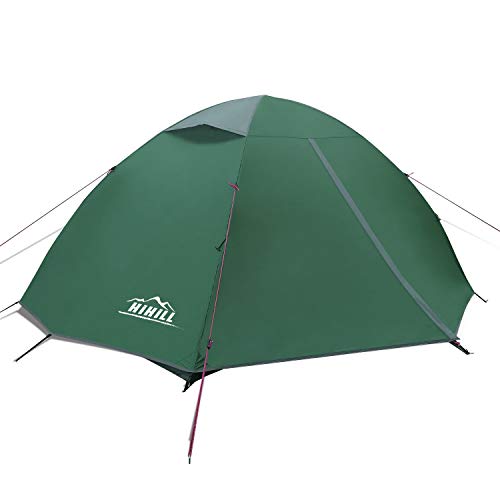 HiHiLL Tent, 2 Person Camping Tent, Backpacking Tents with Carry Bag, Easy Set Up Dome Lightweight Tent, Anti-Mosquito and Waterproof Tent for Hiking and Traveling