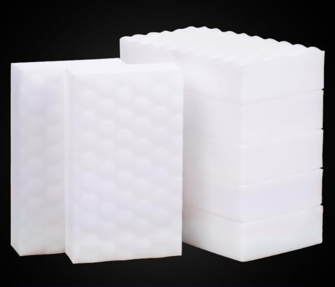 Image of White,8 Pcs Magic Cleaning Sponges Eraser,Multi-Functional Premium Melamine Sponge Foam Cleaning Pads,Dish,Household Cleaning Sponge for Kitchen,Furniture,Bathroom (10 * 7 * 3cm)