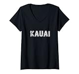Photo Gallery donna vintage kauai distressed hawaii isole hawaii maglietta con collo a v Photo Gallery donna vintage kauai distressed hawaii isole hawaii maglietta con collo a v