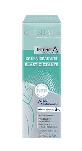 CLINIANS | Intense A Crema Elasticizzante, Idratante, Dermatologicamente Testato, Made in Italy, 150 ml