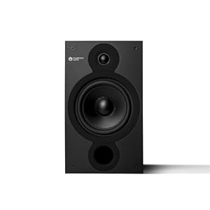 Cambridge Audio SX60 – Pair of Passive Wired Standmount Speakers for HiFi or Home Cinema System – Optimised for Smooth and Even Frequency Response – Matte Black