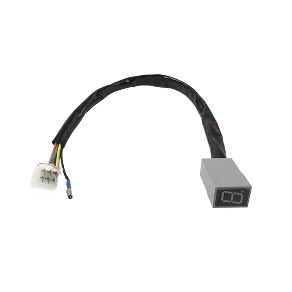 Indicatore Digitale di Marcia per Moto, 4 o 5 Marce, 100cc, 110cc, 125cc, 150cc, 200cc. Indicatore Digitale di Marcia per Moto e Scooter, Display, sensore Leva Cambio, 5/6 Fili (5 Marce 125 150 200).