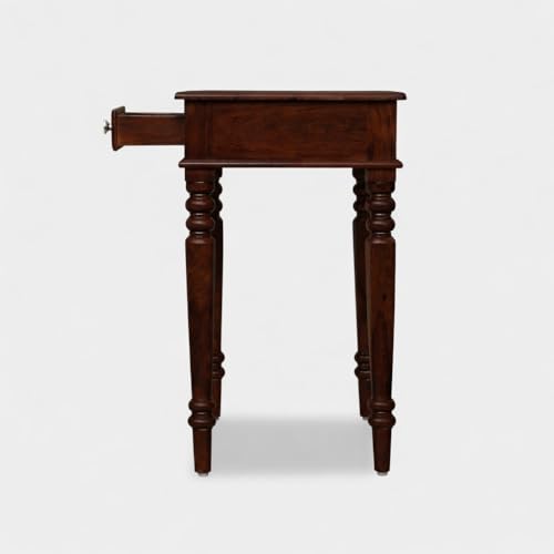 Image of Study Table for Students Study Desk Table Office Table for Work from Home Writing Office Desk Computer Desk (Dark Walnut)