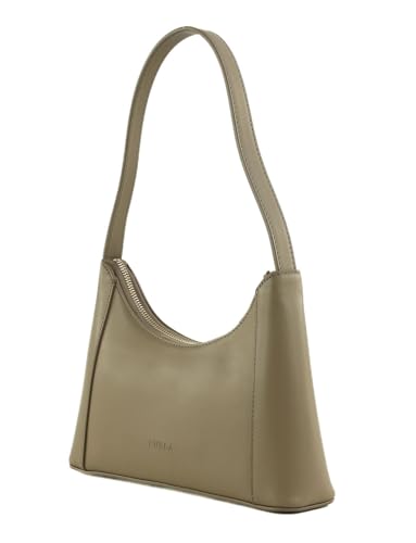 Furla Diamante Mini Shoulder Bag Greige : l'excellence du cuir italien - 4