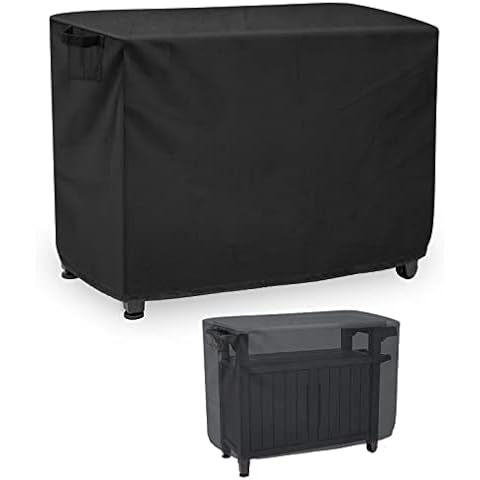 Outdoor Prep Table Cover for Keter Unity XL, Windspeed 420D Outdoor Table Cover Patio Table Cover 52in for Keter Unity XL, Outdoor Table Cover Waterproof for Storage Prep Table Cover(133x90x57cm) Cover