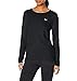 Produktbild Under Armour UA HG Armour Long Sleeve, atmungsaktives Sportshirt mit Anti-Odor Technologie, weiches und komfortables Langarmshirt Damen, Black / Metallic Silver , M