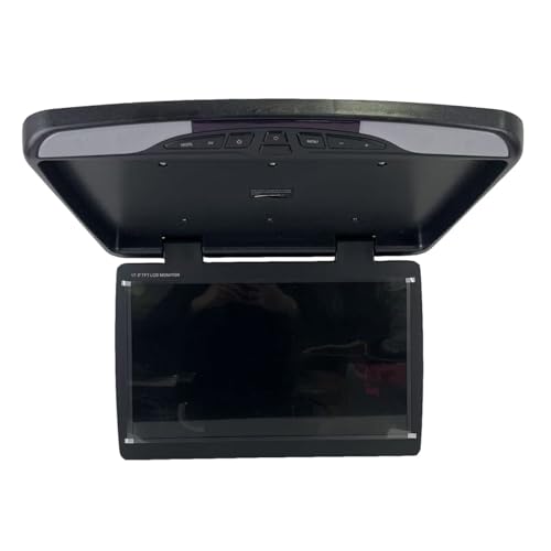 Kunfine Car Overhead Player 17.3 Inch Wide IPS Screen Video Car Roof Mount Monitor Stereo Flip Down...