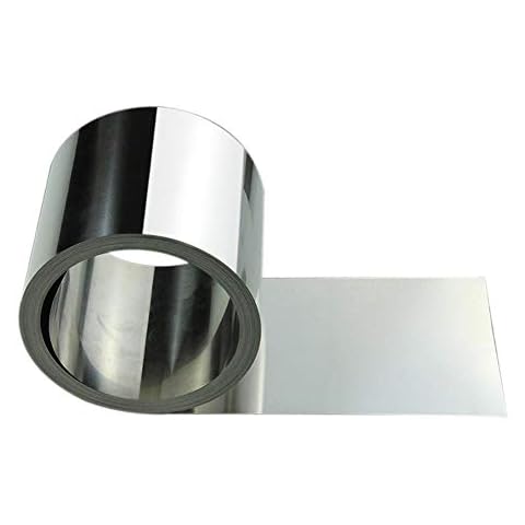 JKGHK Edelstahlplatte Edelstahlblech Metallplatten Hat Eine Gute Verarbeitbarkeitsdicke: 0,2 mm,0.2mm x 100mm x 3000mm Cover