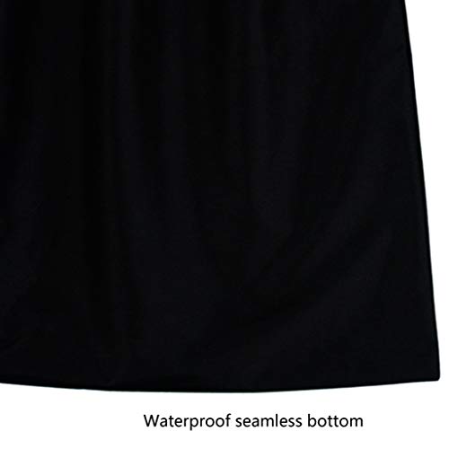 Image of Belsden 3 Pack Large Reusable Diaper Pail Liner, 28 inch x 30 inch Waterproof Washable Cloth Diaper Wet Dry Bags with Flexible Strings for Diapers, Laundry, Kitchen Garbage Cans, Black & Dark Grey & Apricot