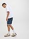 JACK&JONES Herren Jjirick Jjicon I.k Mf 132 Sn Shorts, Blue Denim, L