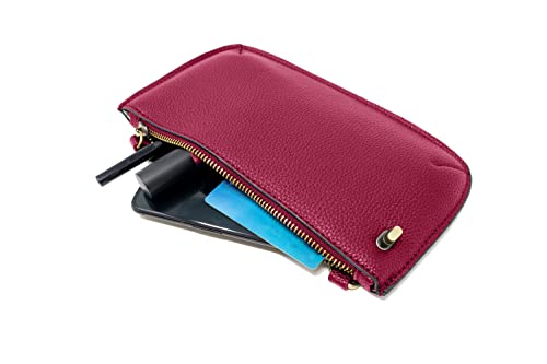 Image of Joy Susan Women's Fashion Purse Mini Crossbody Wristlet Clutch Handbag - Fuchsia