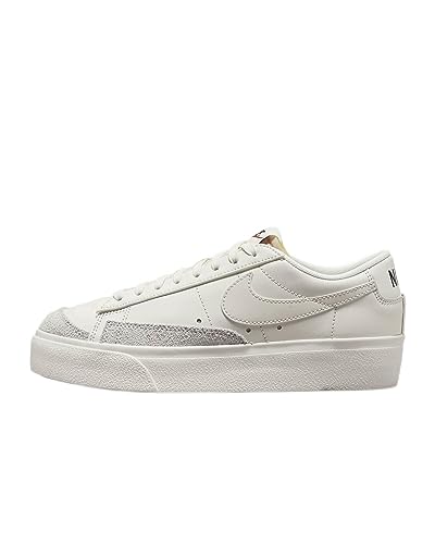 NIKE Blazer Low Platform Chaussures Femme Adulte DJ0292-105, Voile/voile-noir, 44 EU