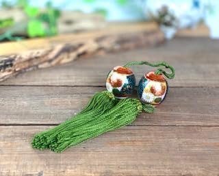 ??? kutani Hyakkaen Fuchin Aochibu Kin-Hanazume