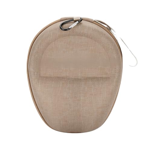 Mocamoro ヘッドホンケース 汎用ヘッドホンバッグ 携帯用 折り畳めないタイプも適用 耐衝撃EVAカバー ハンドル付き ヘッドセット・モニタヘッドホン・ソニー・ボーズなど適用 (砂色)