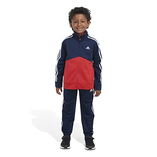 Image of adidas Boys' 2-piece Color Block Tricot Track Set
