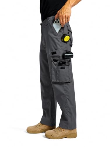ZITY Arbeitshose Herren mit Mehreren Taschen, Robuste Workwear Hose für Arbeit Baustelle Outdoor Freizeit