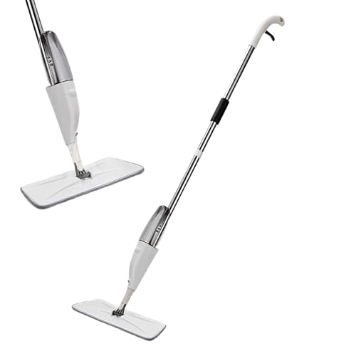 Fregona de Spray Húmedo - Herramientas de Limpieza Reutilizables con Cabeza Giratoria 360° - Fregonas con Pulverizador para Limpieza de Suelos | para Casa Dormitorio Sala Apartamento Oficina Suelo de