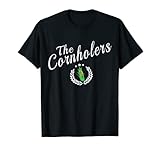 the cornholers - maglietta divertente squadra cornhole maglietta