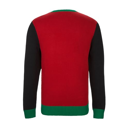 The Ugly Sweater Co. Light Up Ugly Christmas Sweater With Leds - Snug Fit, Motion Activated Light Up Ugly Sweater Designs. 3 The Ugly Sweater Co. Light Up Ugly Christmas Sweater With Leds