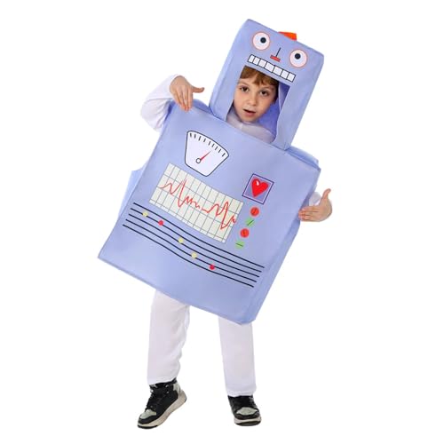 Disfraz infantil robot para niños 7-10 años