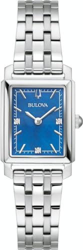L'elegante orologio da donna della marca Bulova attira l'attenzione e può essere indossato con qualsiasi outfit