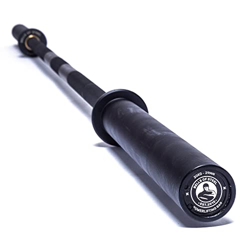 Bells of Steel Powerlifting Bar 2.0, 29mm, 44lb, 1500lb Cap