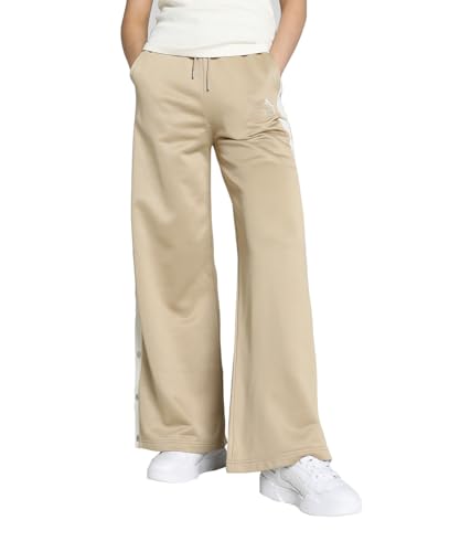 PUMA pantalon femme beige T7 track pants en taille standard pour tenue de sport et détente