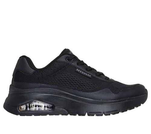 Skechers Skechers Women's Uno Flex-Spring on Air Sneaker, Black/Black, 6.5