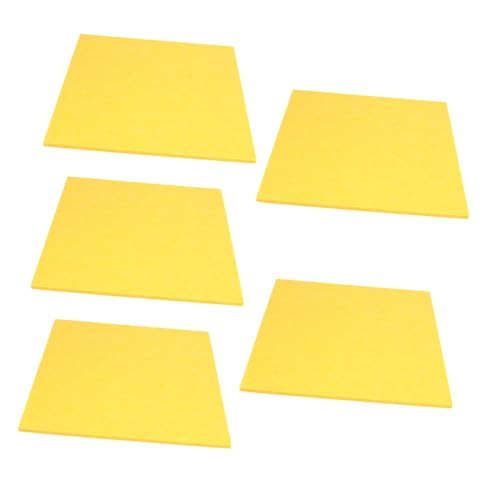 Paquete de 5 paneles acústicos de absorción de pared de fieltro con adhesivo miniatura 1