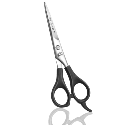wishbeauty Hair Dressing Scissor Professional, Stainless Steel Hair Cutting Shears for Salon Barbers Men, Women, Children - 5 inch