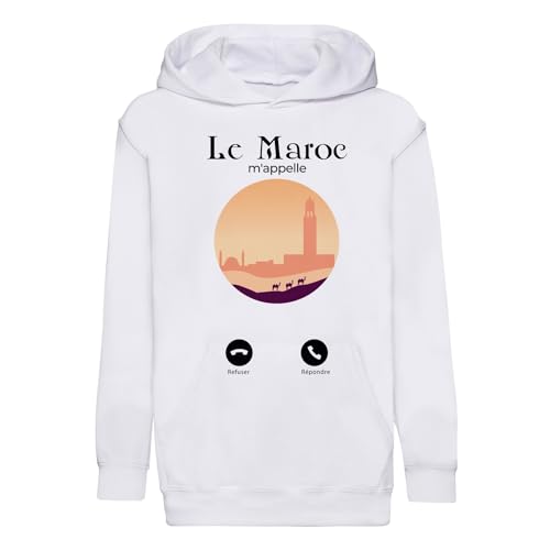 Sweat enfant Maroc, le hoodie confortable pour le voyage et l'école