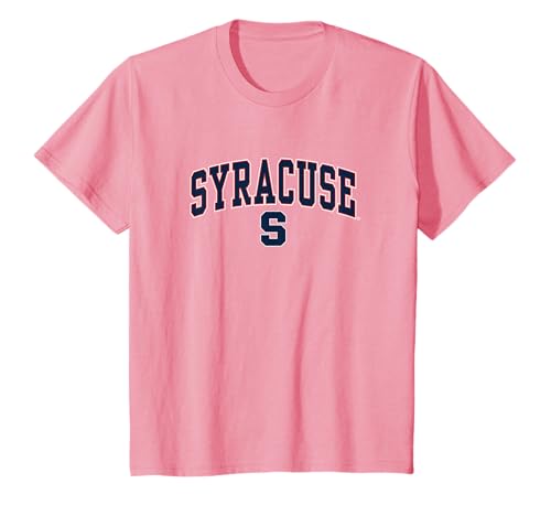 Kids Syracuse Orange Arch Over Logo Youth Pink T-Shirt