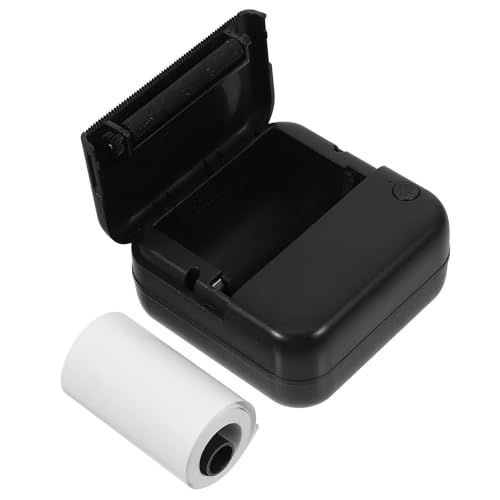 Mini impresora negra sin tinta para fotos con conectividad fácil y diseño portátil duradero