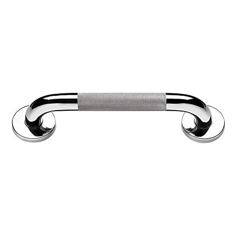 Bathroom Grab Bar HONPHIER® Anti-Slip Grab Rails SUS 304 Stainless Steel Towel Rails Safety Shower Handrails Support Rail, Toilet Grab Handle (12inch/300mm) Cover