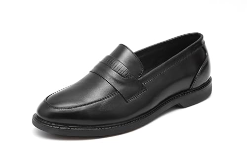 Image of ARAMISH New Men's Leather Slip on Formal Shoes Moccasin Loafers for Men's
