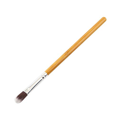 Preisvergleich Produktbild Qualitäts-Bambus Griff synthetischer Faser-Gesichtspuder erröten Bürste Gesicht Concealer Kosmetik Make-up Schönheit Werkzeug Neue Schönheit