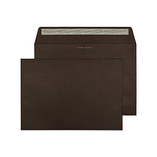 Blake Creative Colour C4 229 x 324 mm 120 gsm Peel & Seal Wallet Envelopes (426) Bitter Chocolate - Pack of 250