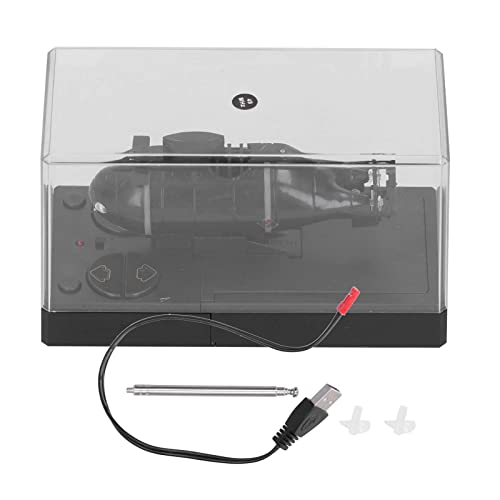 Dilwe RC U-Boot mit Fernbedienung, 6-Kanal 2.4GHz Tauchboot Spielzeug aus Kunststoff inklusive Ladekabel für Pool und See