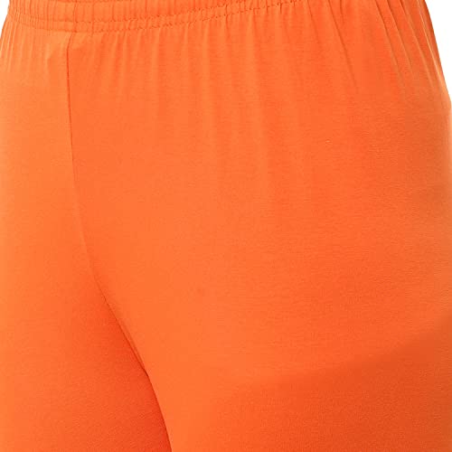 Image of BIBA Women Cotton Blend Skinny Solid Churidar