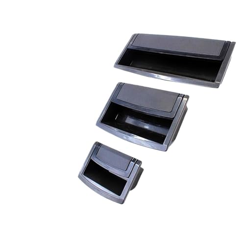 Plastique robuste pour classeur industriel à poignée noire cachée 1pc - 2