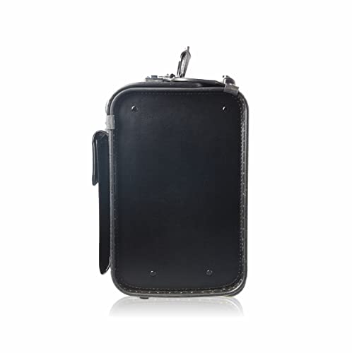 Pilot Case Bonded Lederen Laptop Case Zakelijke Aktetas - Hard Case Cabine Bagagetas Reispiloten Flight Bag - Past 17 Inch Laptops Aktetas Laptop Tas Cabine Koffer, Zwart, Regular Case - Image 5