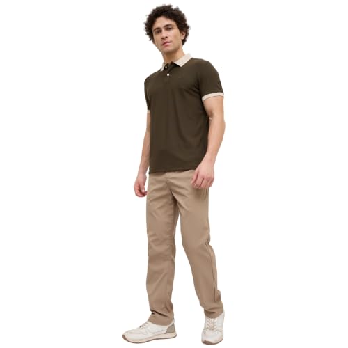 Image of Nostrum Mary Half Sleeve Polo T-Shirt with Two-Tone Collar, Stylish T Shirt for Men, Polo Tshirts for Men, Cotton T Shirt for Man, Casual Tshirt for Mens Boys