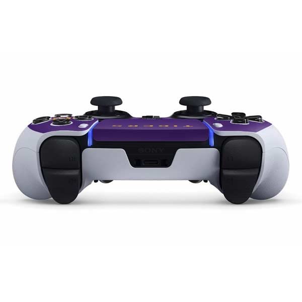 Skinit Decal Gaming Skin Compatible with PS5 DualSense Edge Pro Controller - Officially Licensed LSU Tigers Purple Design