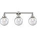 Innovations 205-PN-S-G204-8-LED 3 Light Vintage Dimmable LED Adjustable Bathroom Fixture, Polished Nickel