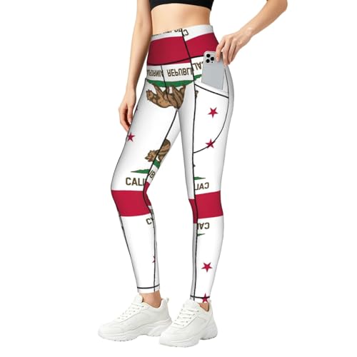 Leggings California con bolsillos para entrenar al aire libre en cualquier clima