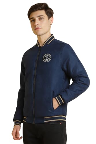 Image of Allen Solly Men's Polyester Standard Length A-Line Coat