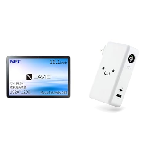 NEC LAVIE T10 �^�u���b�g 10.1�C���` wi-fi���f�� Android 14 MediaTek Helio G85 4GB 64GB LED �L����p�t�� ���i�O���[ tab10F03+�G���R�� ���o�C���o�b�e���[ 67W 10000mA